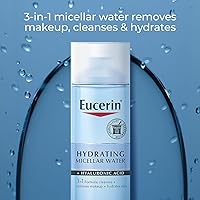 Vista 2 de Eucerin Hydrating 3-in-1 Micellar Water, Formulated with Hyaluronic Acid, 6.8 Fl Oz Bottle