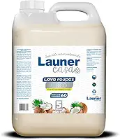Lava Roupas Coco - Limpeza Profunda, Perfume Natural, Protege Fibras e Roupas Delicadas Launer Casa 5L
