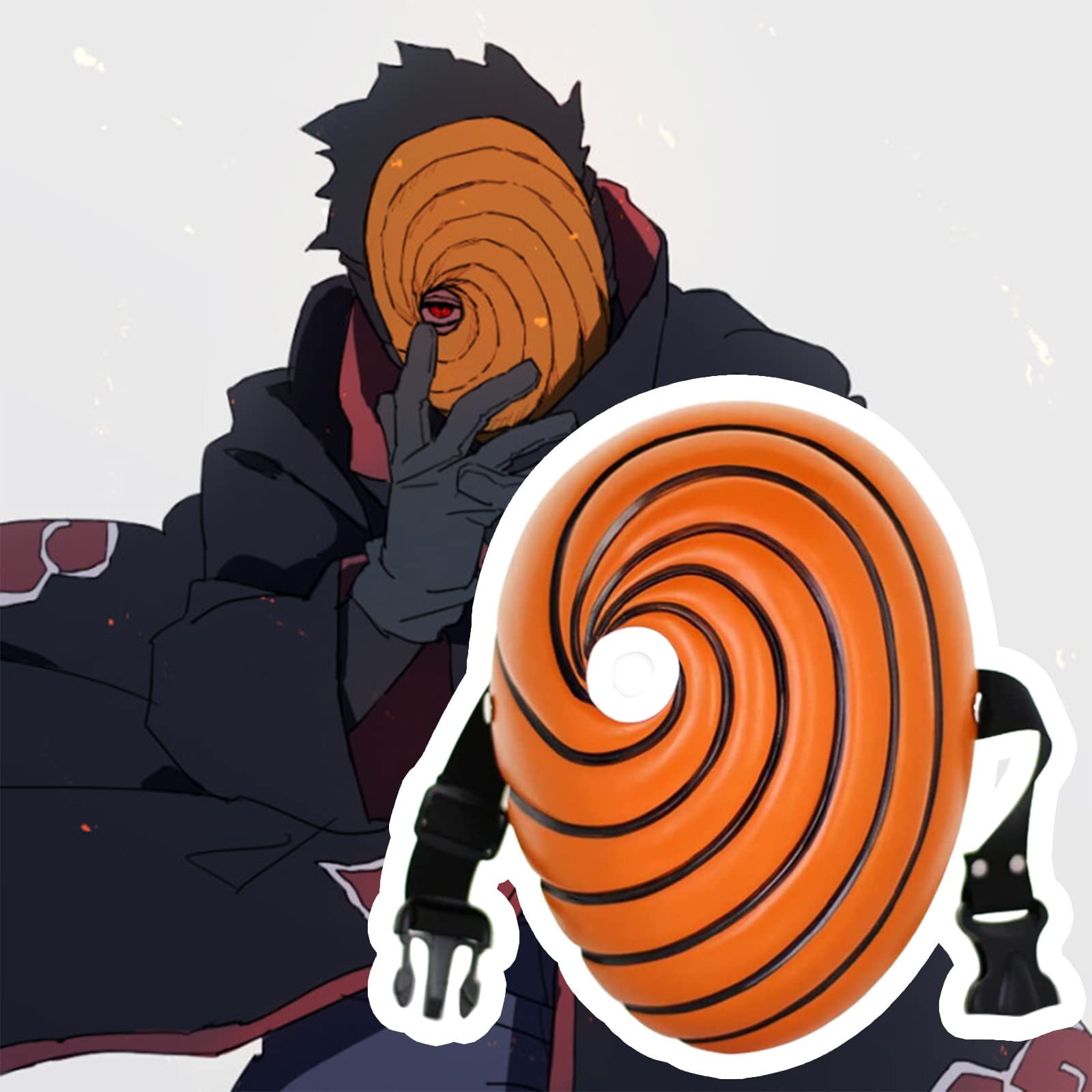 Obito Mask, Obito Anime Cosplay Mask, Resin Ninja Cosplay Mask, Tobi Obito Cosplay Mask Party Fancy 
