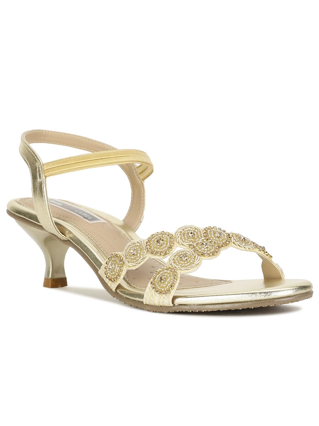 Bata Red Label Womens PEACH SANDAL E 23 Wedding (6698023_GOLD_3 UK) (B0CKFLFQ5L) Amazon Price History, Amazon Price Tracker