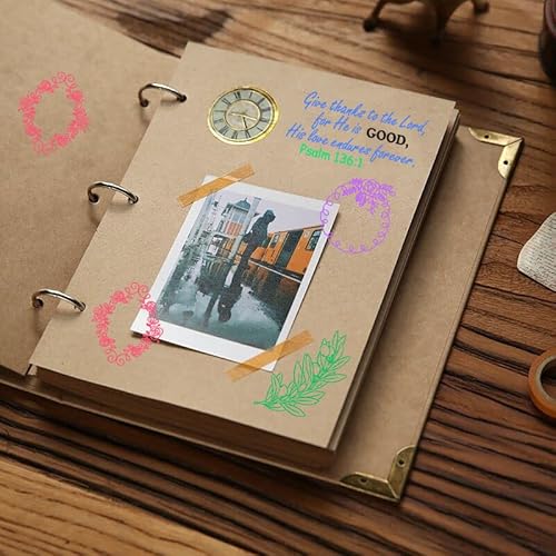 Bible Verse Clear Stamps Acrylic Stamp Blocks Tools Set Include 2 Stamp Blocks Acrylic Stamping Clear Block 2 Transparent Silicone Clear Christian Stamp Rubber Seal For Diy Scrapbooking Card Making #TOP5