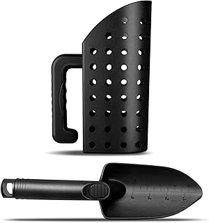 Metal Detector Accessories, Sand Scoop & Shovel for Metal Detecting, Sand Sifter for Kids & Adults Metal Detector, Metal Detector Scoop, Metal Detector Shovel for Digging at The Beach & More