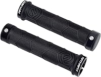 Vista 19 de Agarre para manillar de bicicleta de montaña de doble cierre de Fifty-Fifty, agarre de bloqueo para manillar de bicicleta, manillar MTB