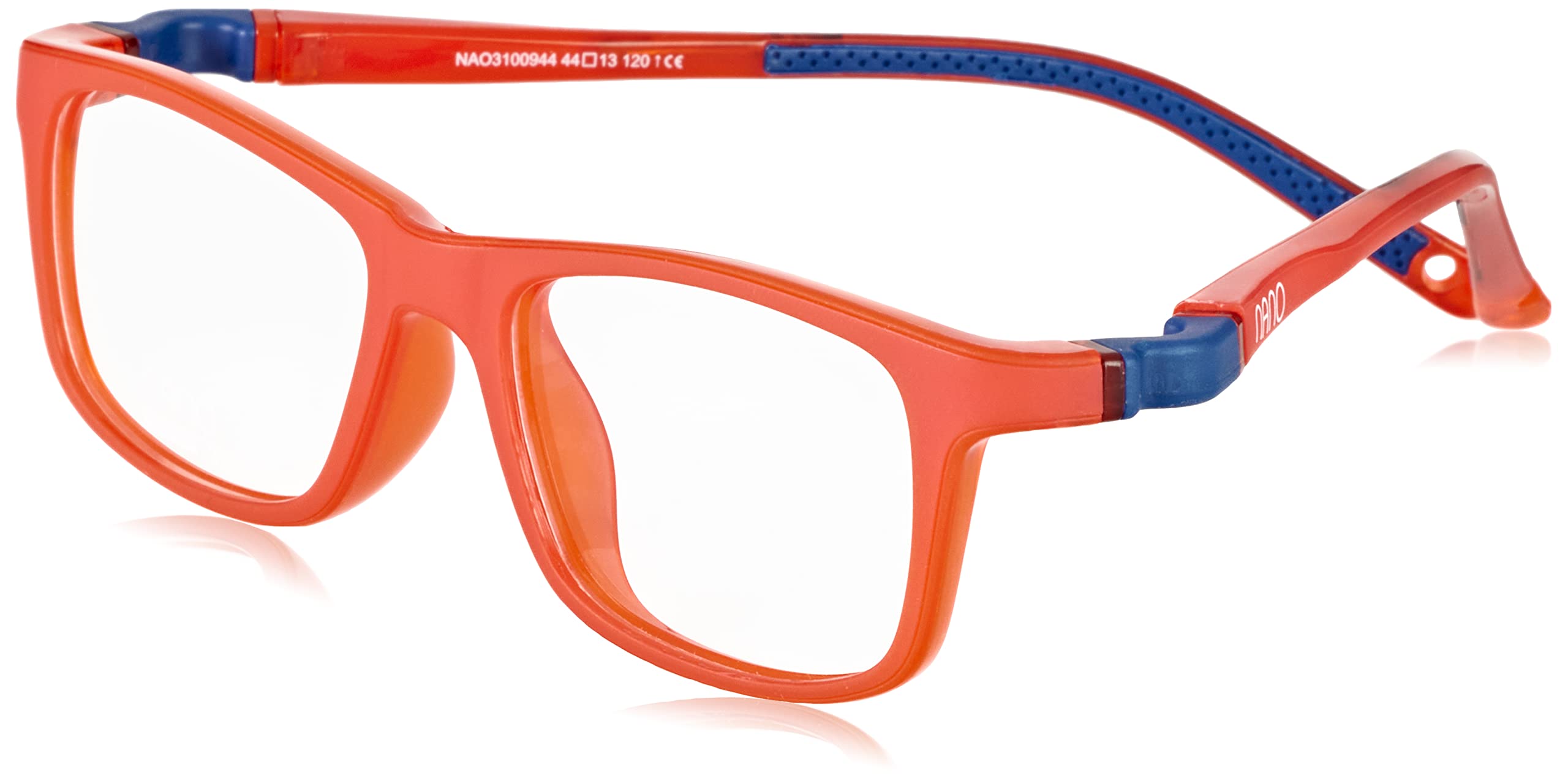 NANOVISTA Sleek Crew 3.0 Okulary przeciwsłoneczne dla dzieci, Dwukolorowy czerwony matowy/niebieski, 48
