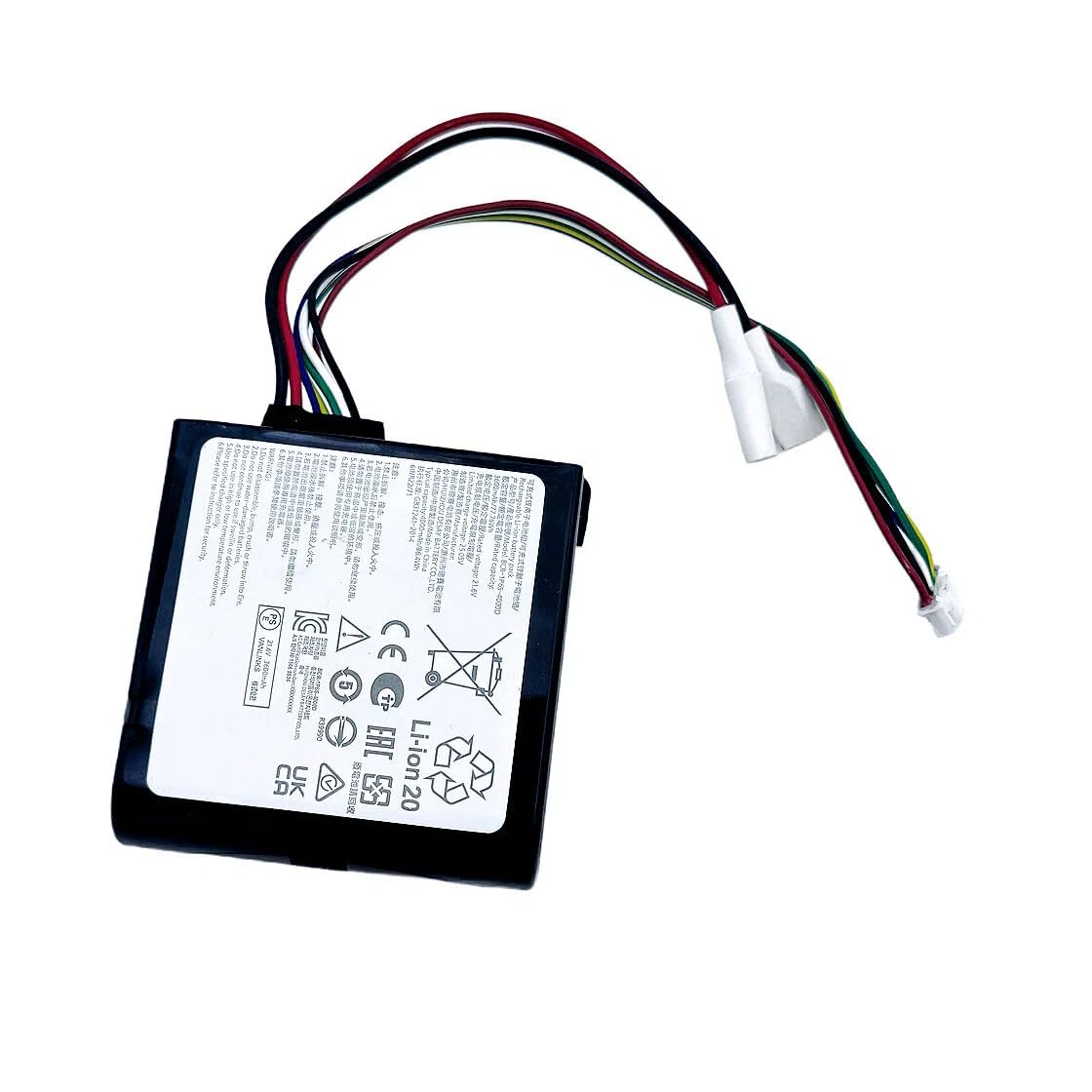 21.6V 3600mah Battery of The Robo Rock Washing and Mopping Machine Lithium Batteries for Robo rock's Dyad Pro WD2H1A A10/A10plus Models