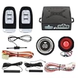 EASYGUARD EC003 Smart Key PKE Passive Keyless Entry Car Alarm System Push Start Button Remote Engine Start Remote Trunk Release DC12V