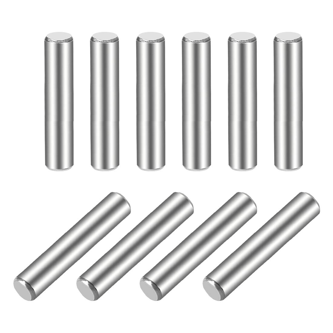 uxcell 5 x 30mm(Approx 13/64") Dowel Pin 304 Stainless Steel Wood Bunk Bed Dowel Pins Shelf Pegs Support Shelves 10Pcs-image-41