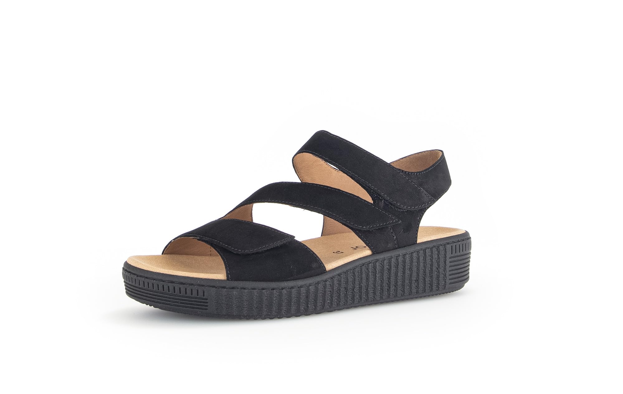 Gabor USA Black Nubuk Sandal