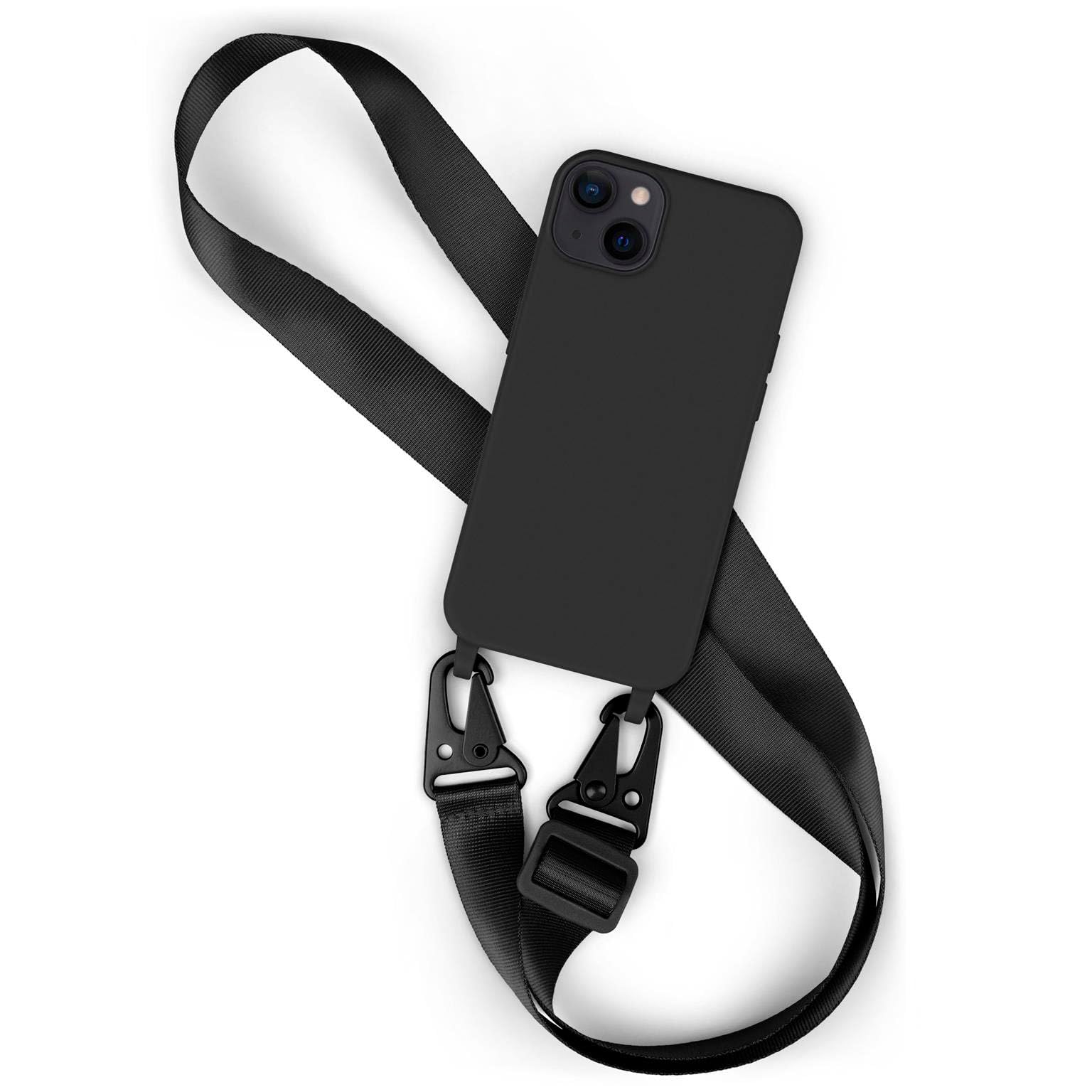 Chaîne de téléphone pour iPhone 14 moex cordon nylon noir - 8