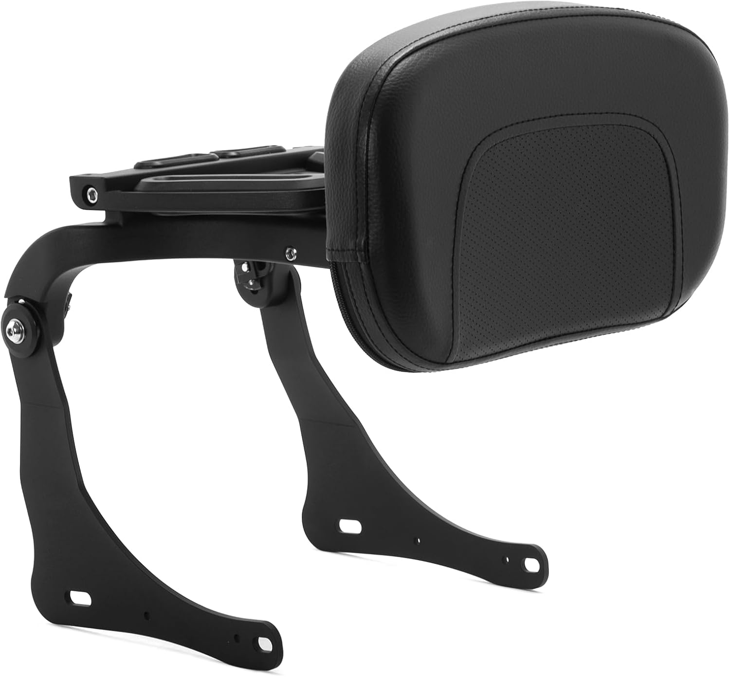 Multifunction Sissy Bar for Kawasaki Vulcan S 650 EN650 2015-up with Folding Luggage Rack, Driver Passenger Adjustable