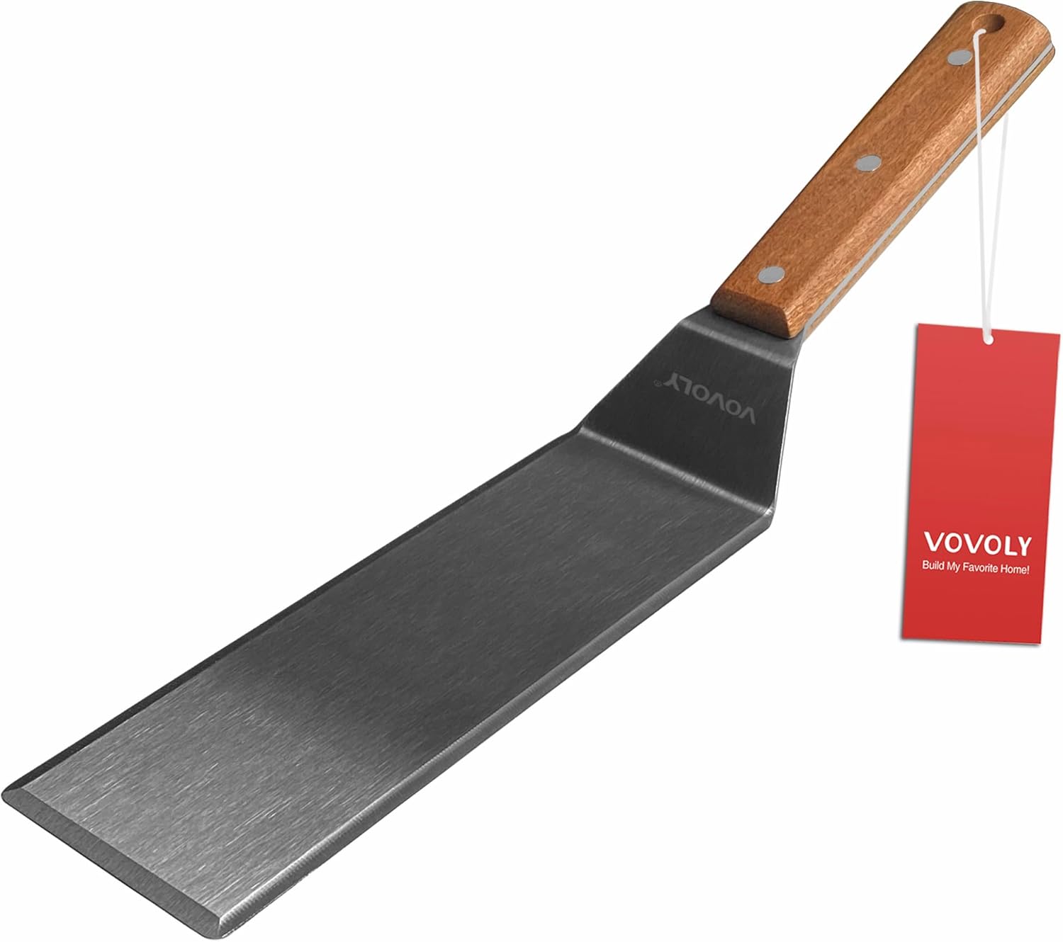 Stainless Steel Metal Spatula, 3x8 inch Long Griddle
