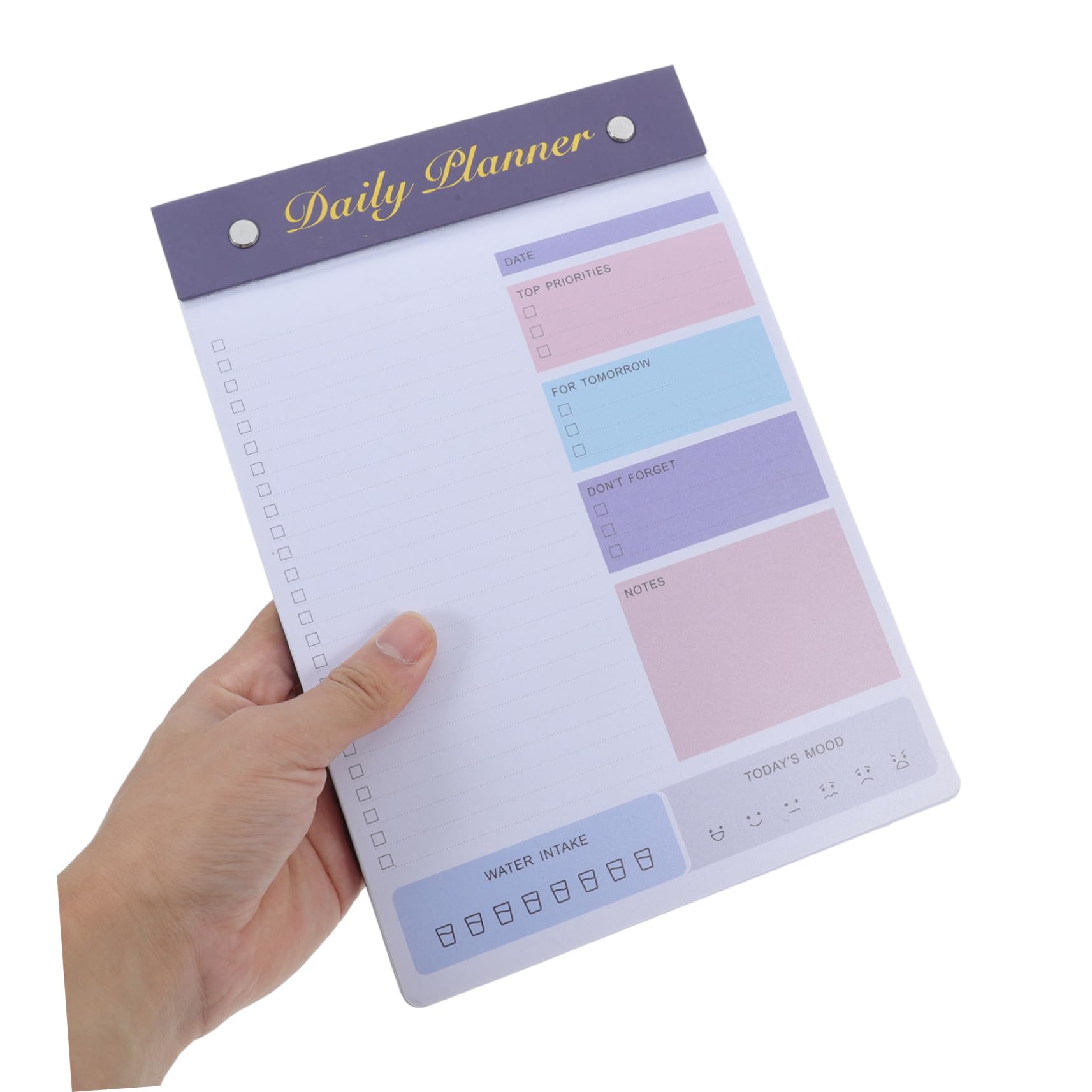 Cuaderno de Notas del Planificador B5 de Papel Púrpura 80 Hojas