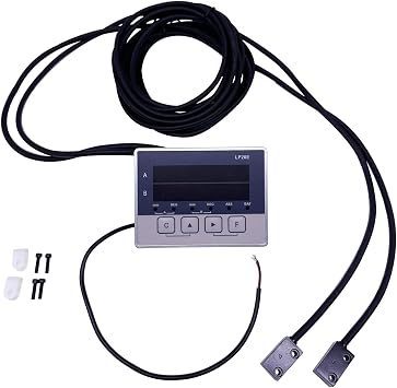 2 Axis Digital Display DRO Magnetic Sensor Tape Displacement Readout Scale Position Transducers Encoder Woodworking - Machinist ToolsLP20E 3000mm Tape
