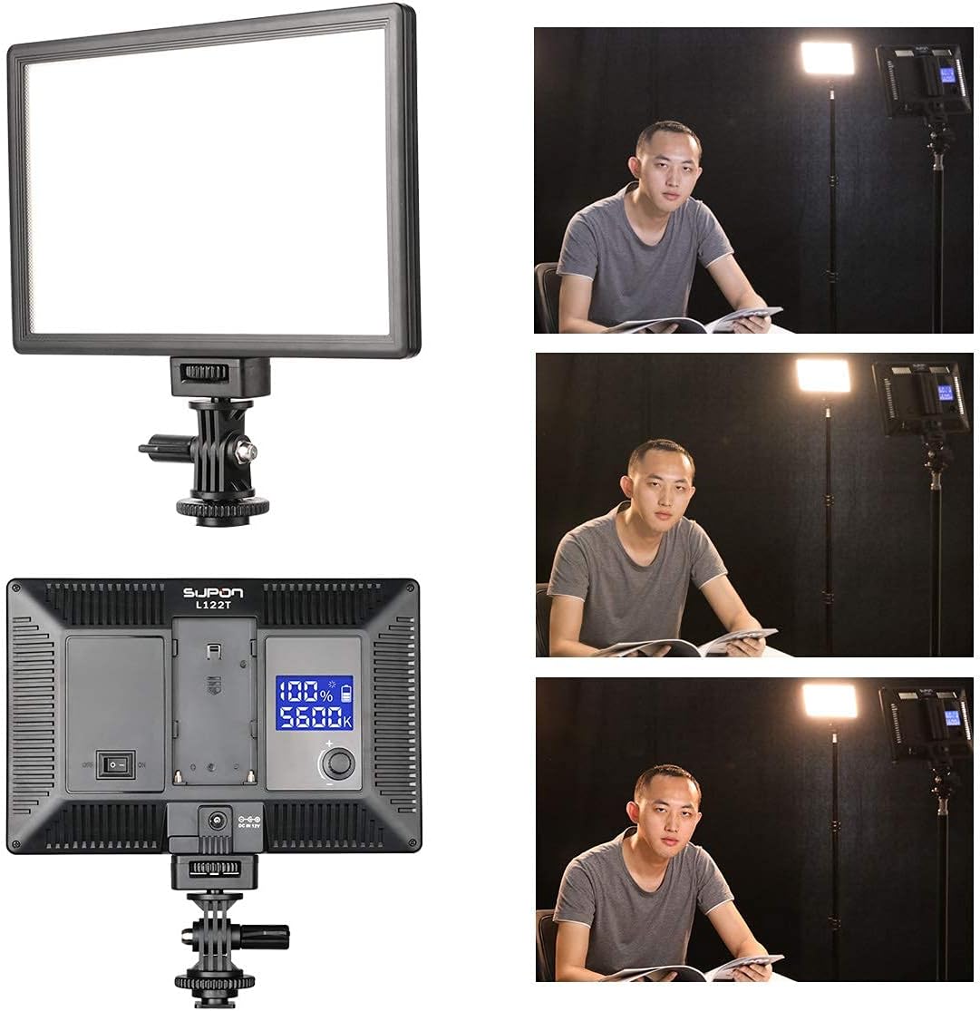 🔥 Crazy Deals SUPON 3 Pack LED Video Light Stand Lighting Kit with Battery/Charger for Studio Photography YouTube Video Shooting,Bi-Color 3300K-5600K Ultra Slim Countinuous Output Lighting Panel Best Deal SUPON 3 Pack LED Video Light Stand Lighting Kit with Battery/Charger for Studio Photography YouTube Video Shooting,Bi-Color 3300K-5600K Ultra Slim Countinuous Output Lighting Panel