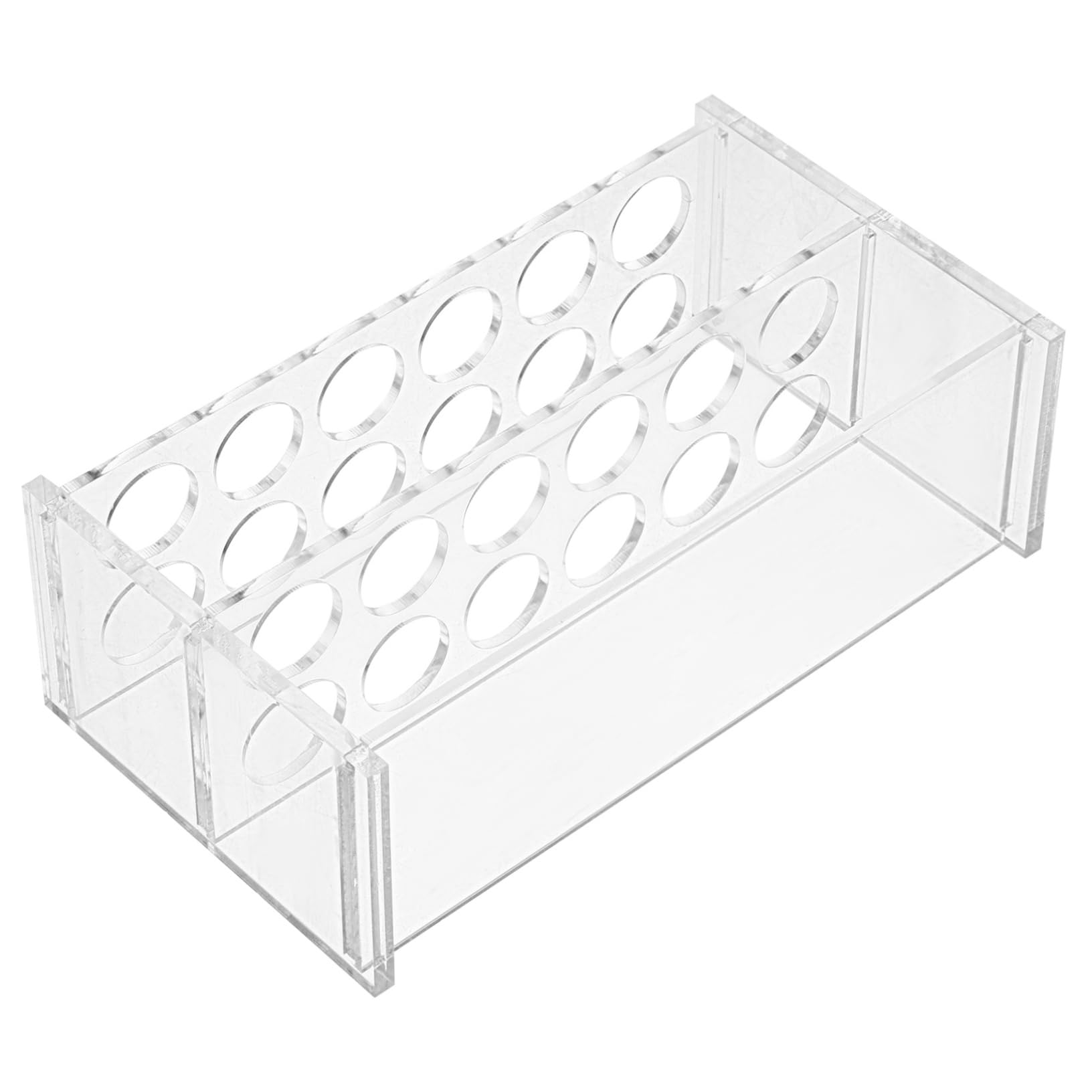 PRETYZOOM 5 Pezzi Portaprovette Campione Porta Del Tubo Di Prova Tubo Trasparente Provetta Provette e Rack Supporto Per Provette Di Campionamento Archiviazione Del Tubo Di Prova Acrilico
