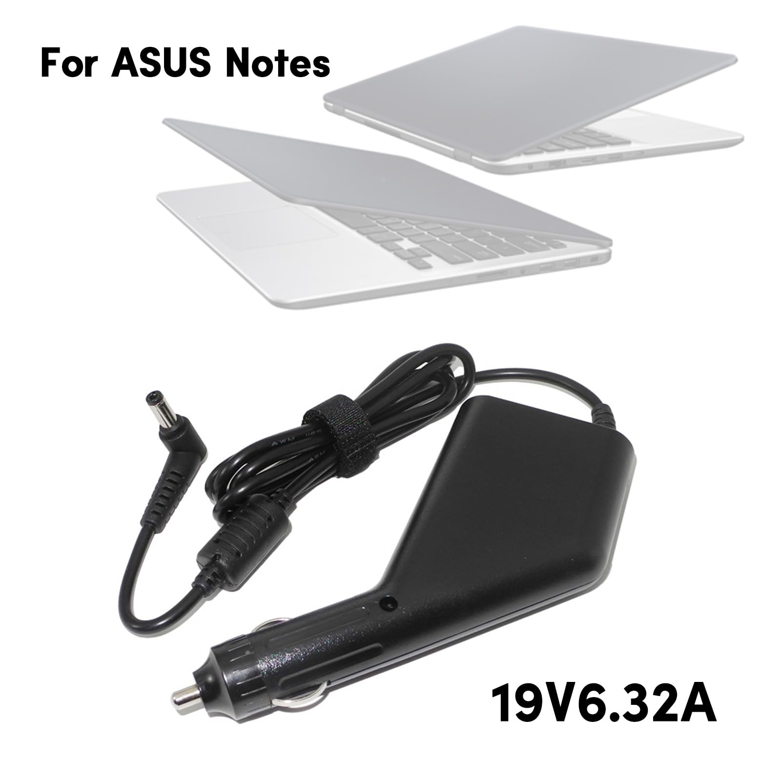 Caricatore dell'automobile del computer portatile di 19V 6.32A 120W per i computer portatili FX50J FX63V stabile e sicuro alimentazione di alimentazione