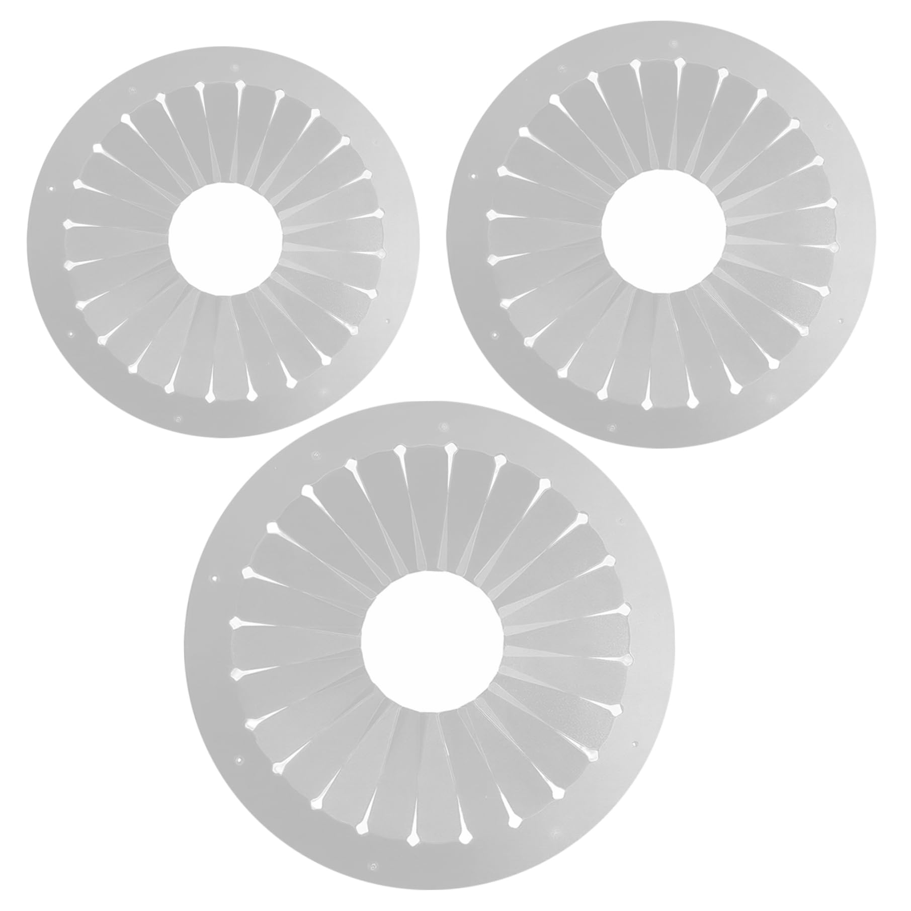 fkngcp 3-Piece Rosette Maker, Fabric Flower Maker Tool for Consistent DIY Ribbon Flowers, Crafting for Beginners
