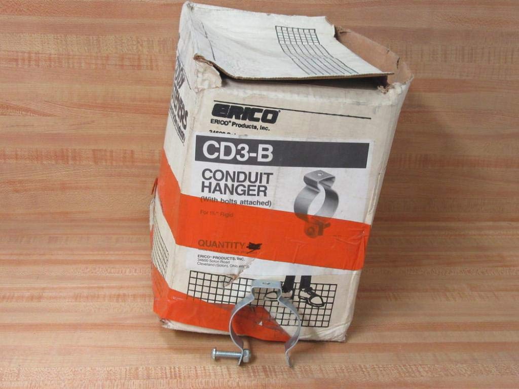 Erico Caddy CD3-B 1-1/4" Conduit Hanger w/Bolt CD3B (Pack of 79)