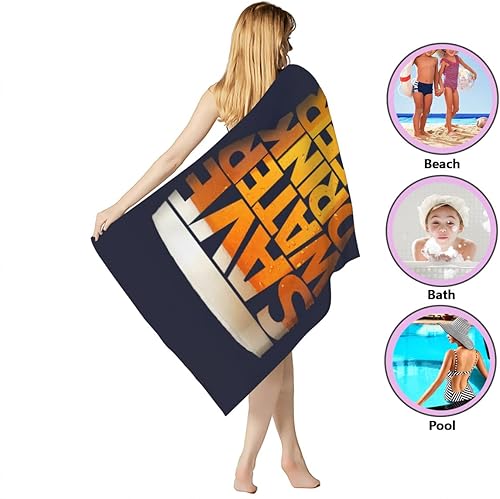 Miniatura 5 de Toalla de playa de microfibra sin arena, de secado rápido, súper absorbente, de lujo, para viajes, piscina, baño, campamento, yoga, niñas, mujeres,