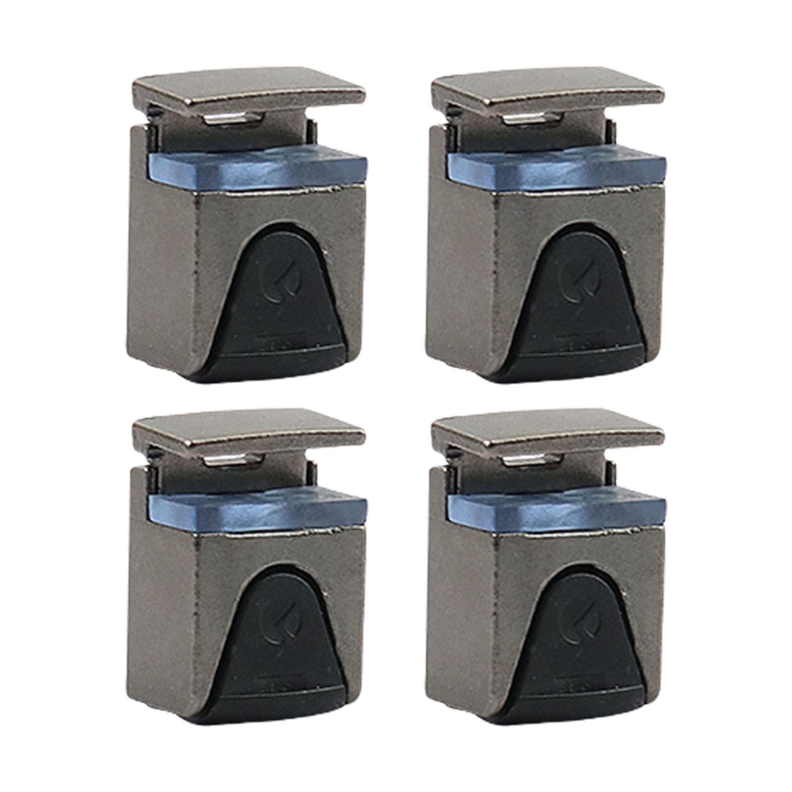 Sturdy Zines Alloy Glass Clamps 4pcs Adjustable Designs for 10 12mm Glass Thickness Suitable for Various Home Styles Home Improvement Hardware