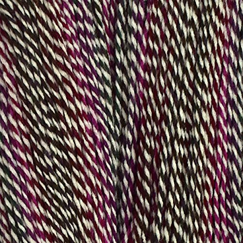 Image of Ganga Zinea Purple Parakeet (200 gm) Wool Thick Hank Hand Knitting Wool /Art Craft Soft Fingering Crochet Hook Yarn, Needle Knitting Yarn Thread dyedE