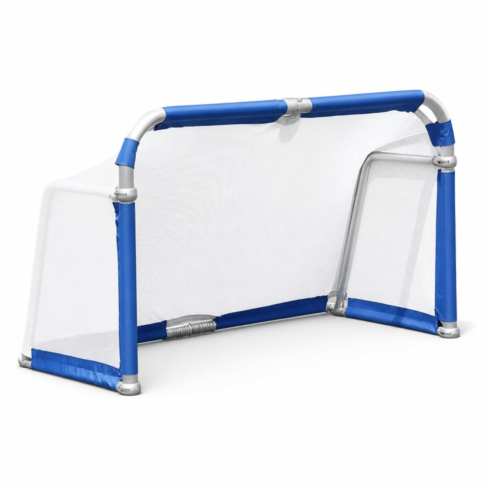 LOVIVER Porta da Calcio Pieghevole Portatile Rete da Calcio Porta Allenamento Bersaglio per Scrimmage Telaio in Lega di Alluminio Leggero E Durevole Chiusura