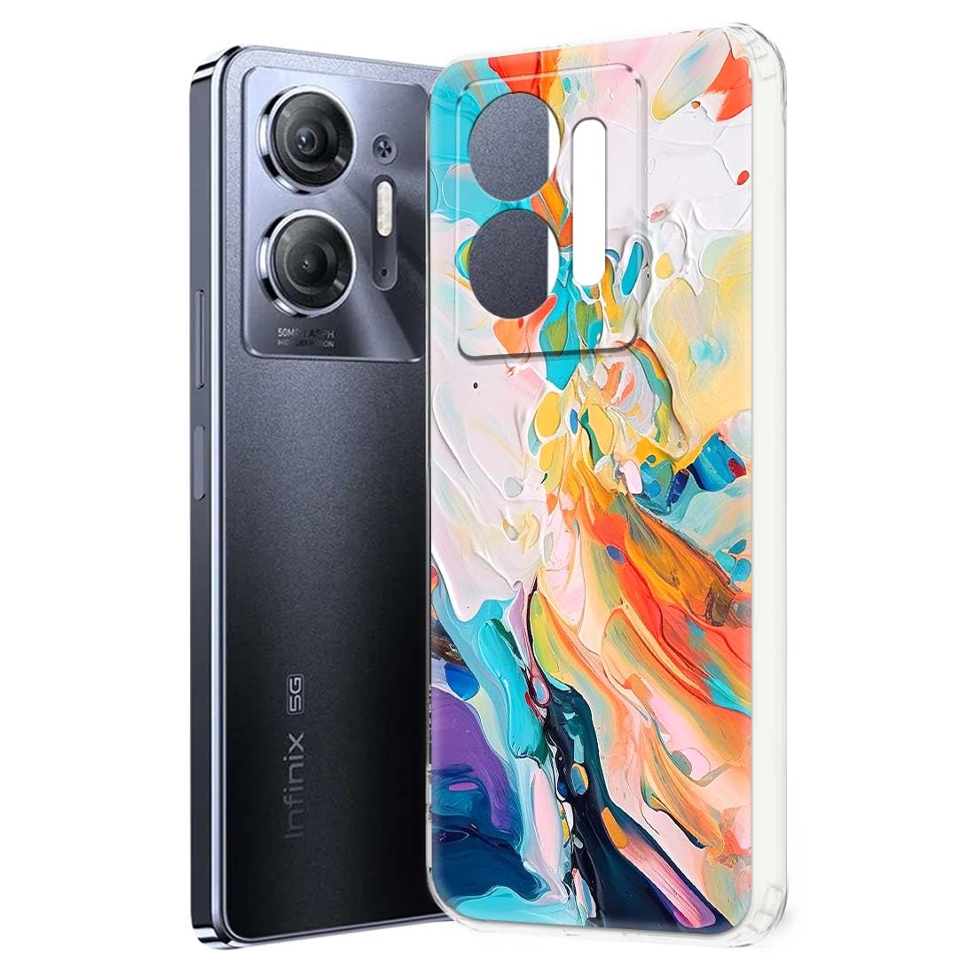 Fashionury Back Cover Case Designer Flexible Soft Back Case Cover for Infinix HOT 30 5G -D1135 (B0D6KYL3JX) Amazon Price History, Amazon Price Tracker