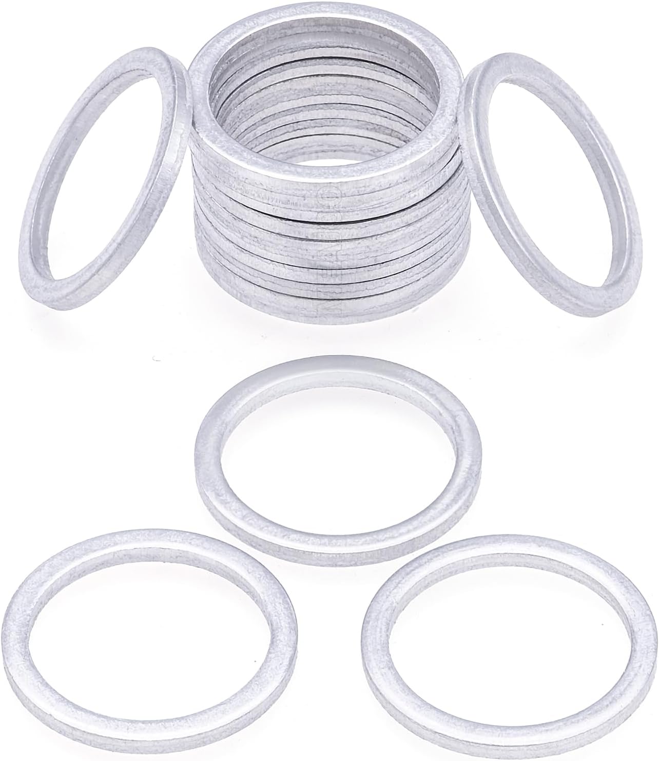 25 Pcs Oil Drain Plug Gasket Crush Washer Seals 14MM Compatible For