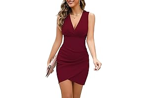 V-Neck Sheath Burgundy Dress: Casual Elegance for Weddings and Beyond!
