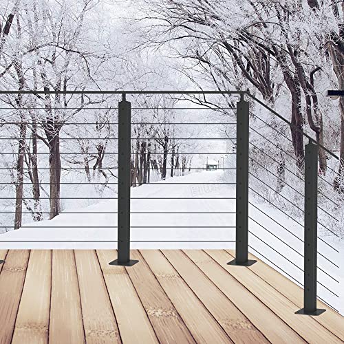 Rondelles biseautées noires en inox pour rénover une terrasse extérieure - 6