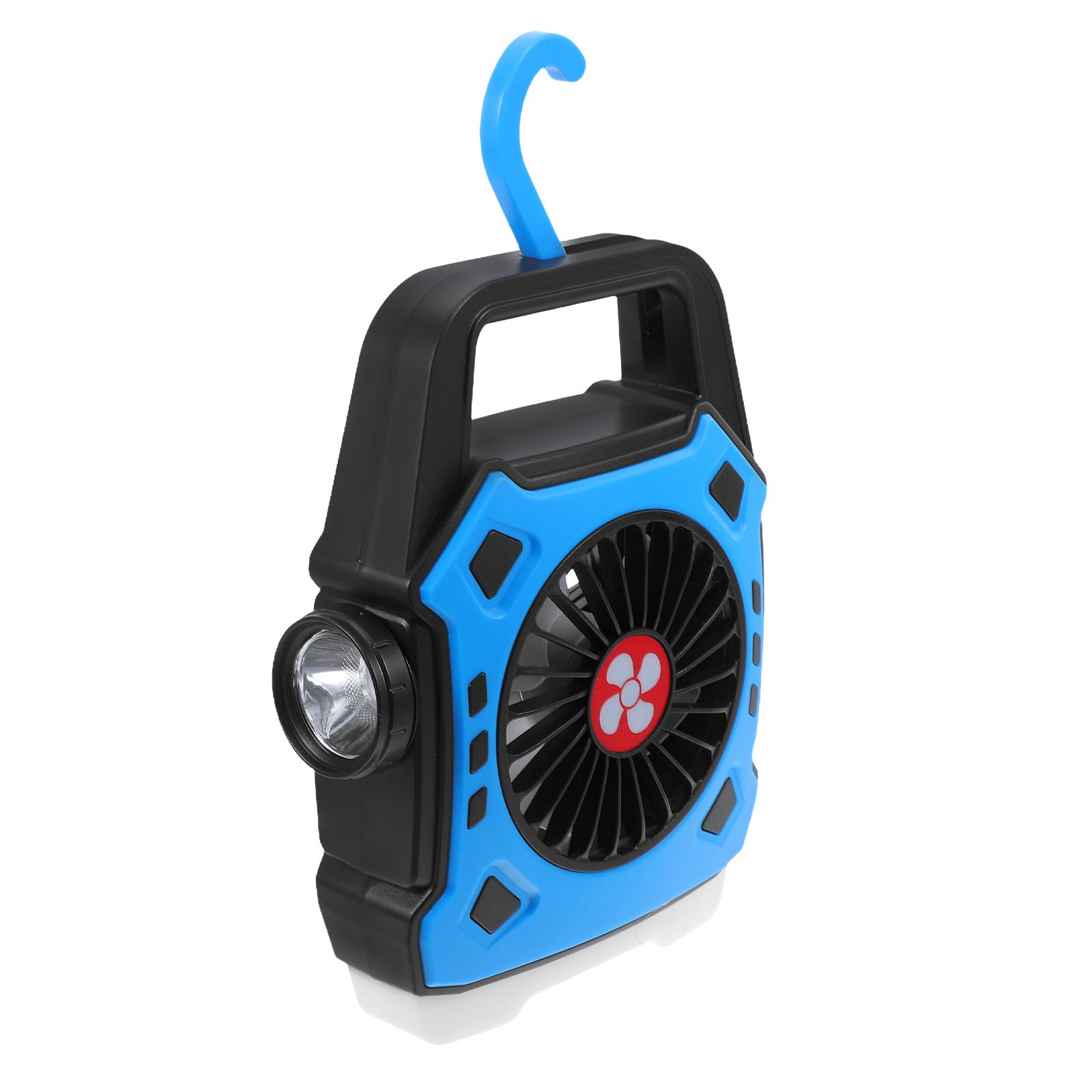 Ventilador portátil recargable iplusmile con luces LED para camping verano 8