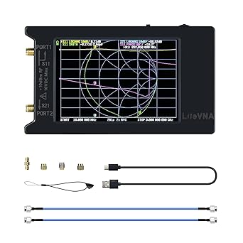 LiteVNA-64 VNA Analyzer 50KHz-6.3GHz Portable Vector Network Analyzer Antenna Analyzer 4