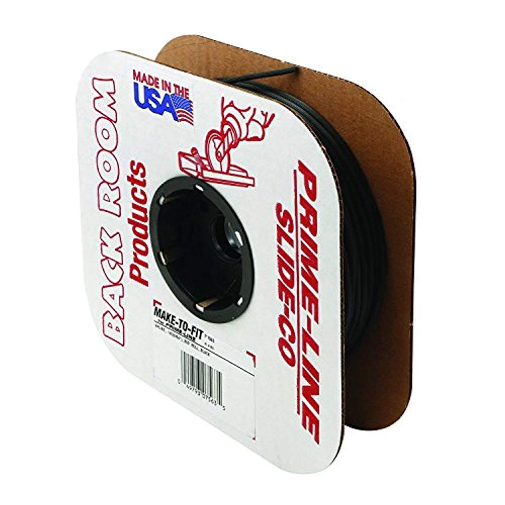 prime-line p 7563 screen retainer spline, .140-in(9/64-in), 250-feet roll, black (packaging may vary)