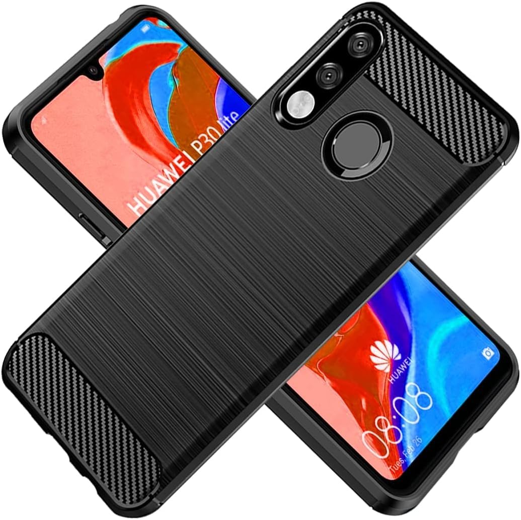 SkyTree Solid Carbon Fibre Shock Proof Edge to Edge Back Cover for Huawei P30 lite (B09521PTMZ) Amazon Price History, Amazon Price Tracker