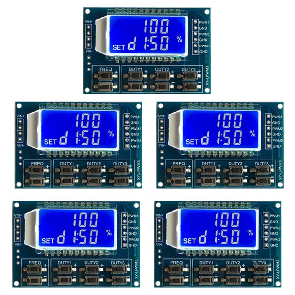 Module Pulse Generator Adjustable Snapklik.com : 5PCS 3 Channel PWM Pulse Generator Signal Generator ...