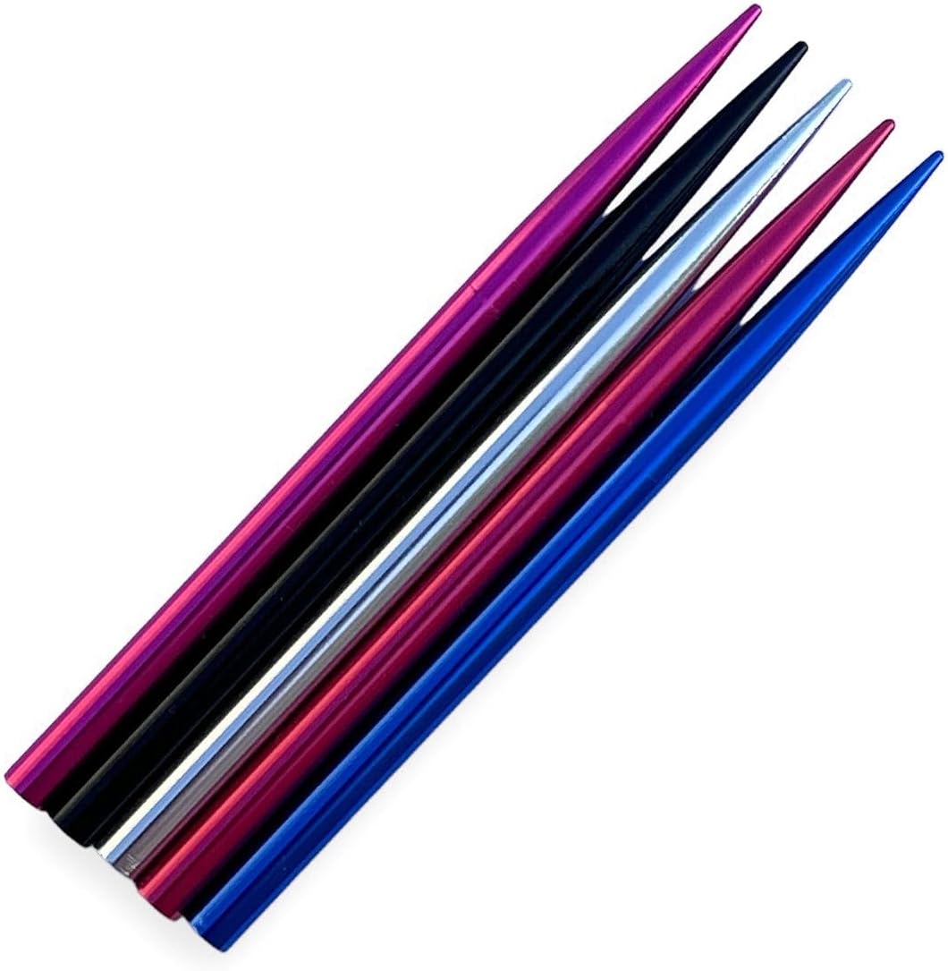 (5 Pack) of 3 1/2" Multi-Color Tapered Tip 550 Type III Paracord FID, Lacing, Stitching Needles