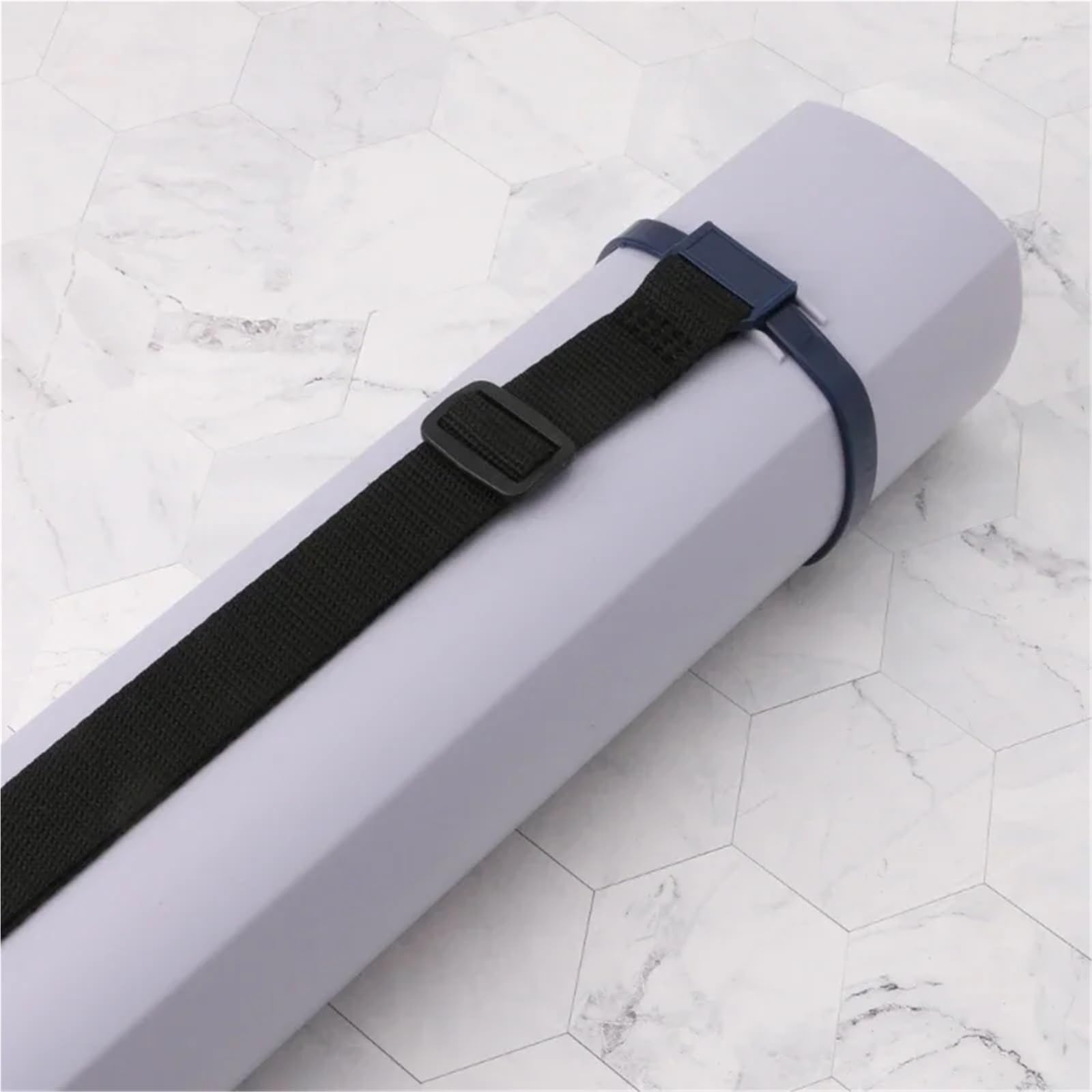 Rollo de Tubo Portaplanos Art Supplies Square Drawing Tube Adjustable Portable Drawing Poster Tube for Drawing para Transportar Bocetos, Carteles(Black)