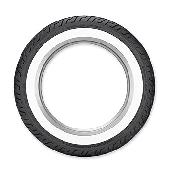 DUNLOP MT90B16 ホワイトウォールタイヤ Amazon.com: Dunlop Tires D402 MT90B16 Wide Whitewall Front