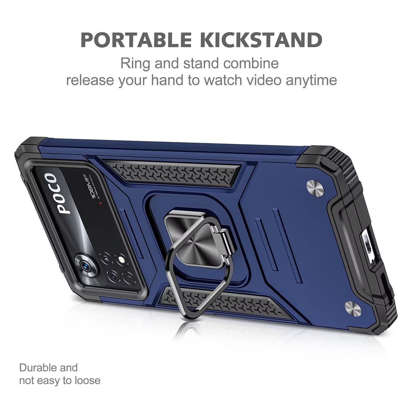 Kit protezione LYZXMY per Xiaomi Poco X4 Pro 5G - Custodia TPU e vetro