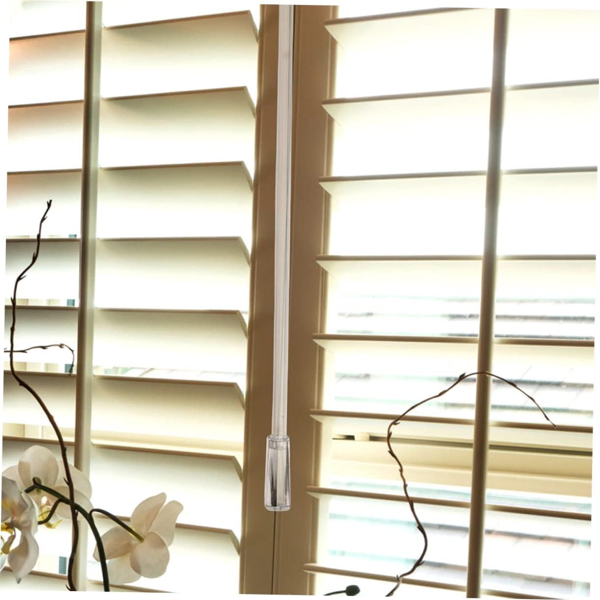 4pcs Vertical Blind Tilt Wands Hook Curtain Rods for Blind Control Lightweight and Sturdy Replacement Accessories