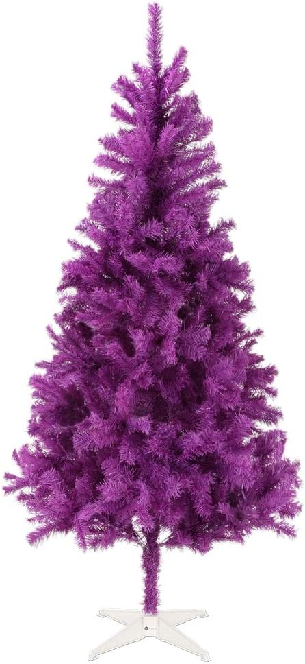 Homegear 6FT Artificial Purple Christmas Tree Xmas Decoration
