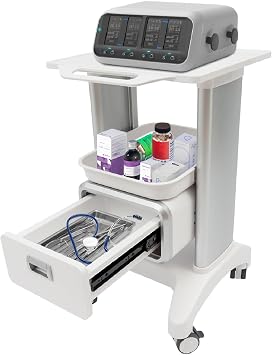 Medical Cart Mobile Trolley Cart with Wheels Professional Medical Trolley Cart with Drawer Ultrasound Cart Beauty Storage Utility Cart Dental Rolling Cart for Hospital Clinic Beauty Salon Spa Office