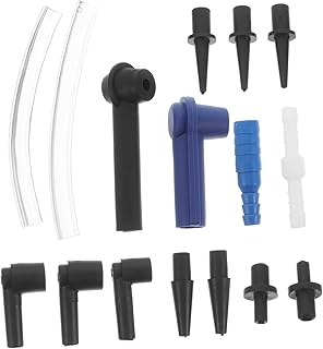 GETAJGHSD Kit De 16 Conectores De Aceite De Freno, Purgador De Frenos, Cambiador De Líquido De Frenos, Kit De Purga De Frenos, Adaptador De Freno De Vacío, Adaptadores para Bomba De Freno