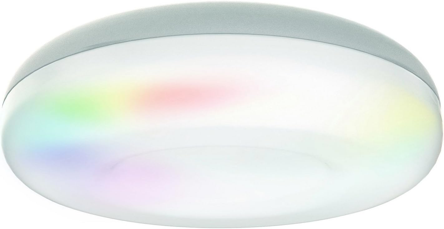 iDual DAPHNIS ceiling-1015lm-2700K-iDual with RC-IP44-Painted alu, Metal, 16 W, Painted Aluminium