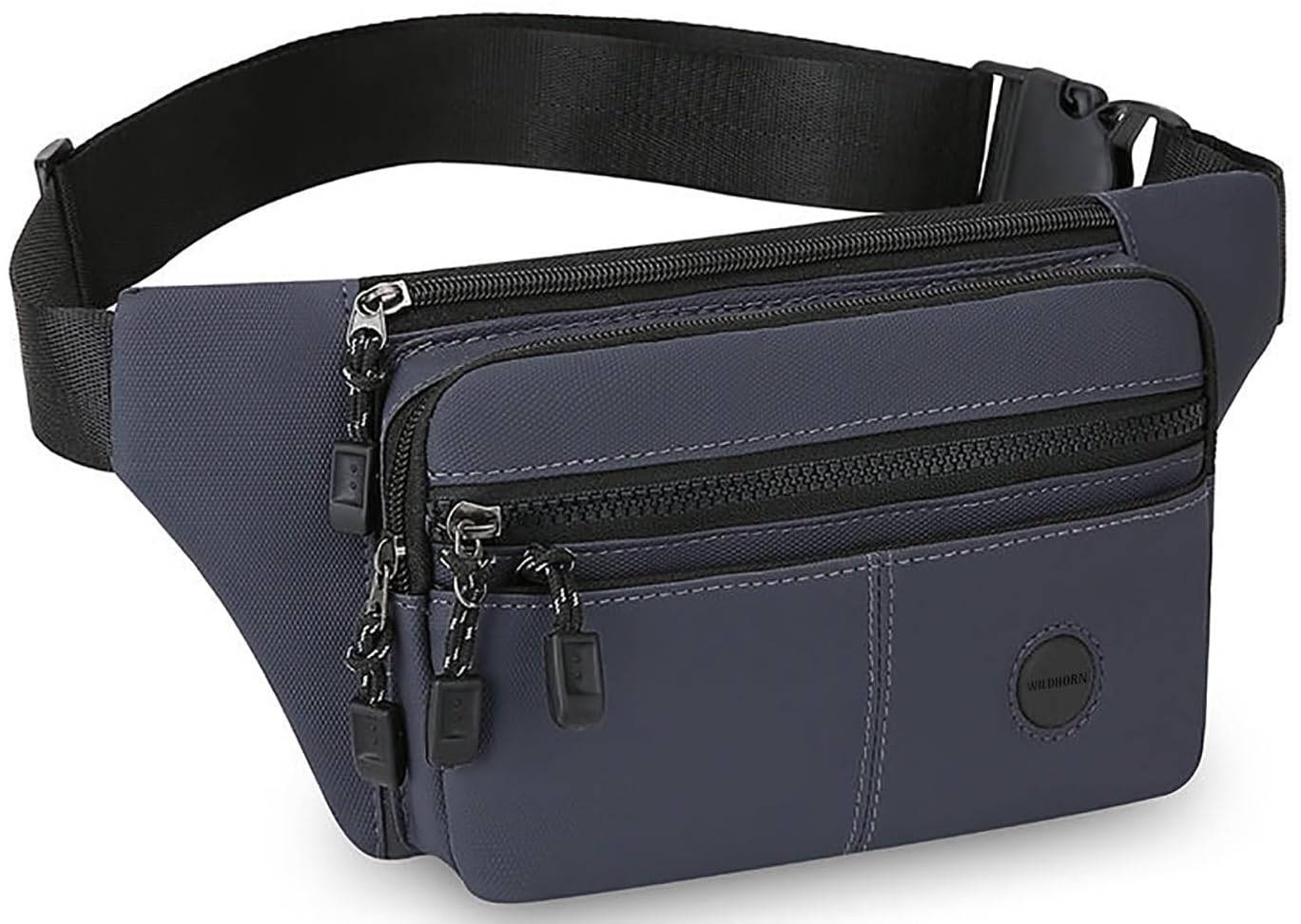 wildhorn Men’s PU Leather Crossbody Sling Bag with Large Capacity, Adjustable Belt & Zipper Closure for Daily Use, Hiking & Outdoor Activities (Blue)-picture-15