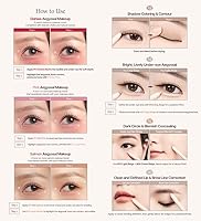 Vista 8 de Heart Percent Dote On Mood - Lápiz delineador de ojos en gel, resistente al agua, a prueba de manchas, suave retráctil, maquillaje Aegyo Sal