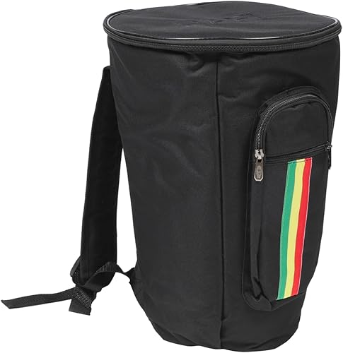 Miniatura 9 de Kit de batería africana para niños, instrumentos musicales africanos, bolsa de transporte de tambor africano, bolsa de gran capacidad, maletas para