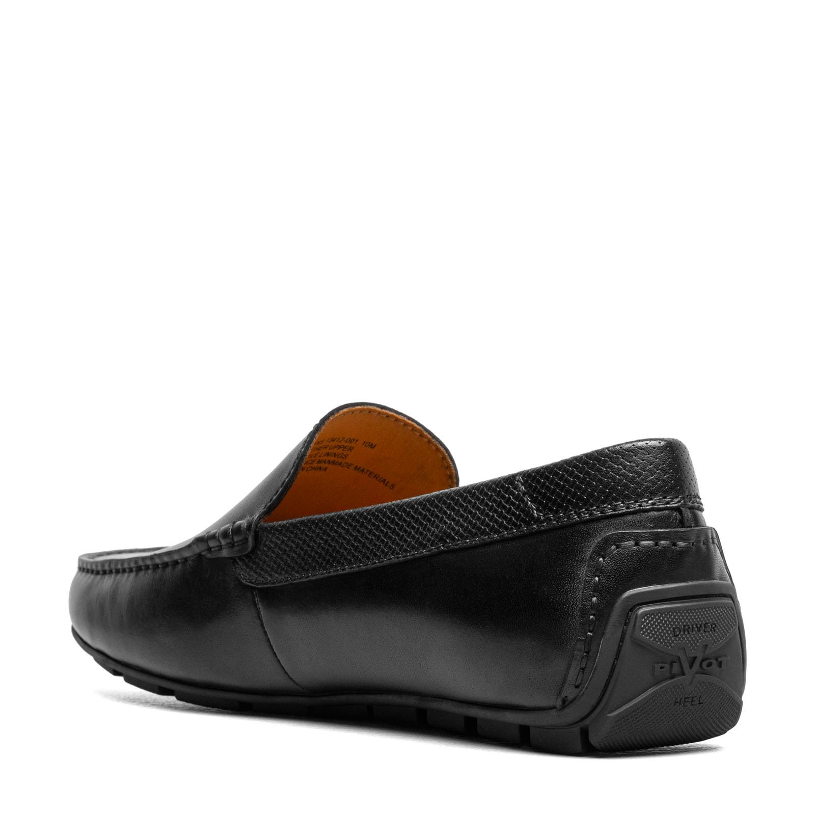 Florsheim Męskie buty motocyklowe Moc Toe Venetian Driver Slippers, czarne, 48,5 EU, czarny, 48.5 EU