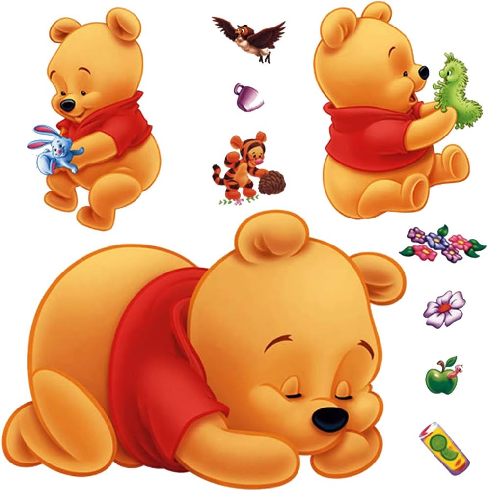 DEKOSH Winnie The Pooh Wall Decals for Baby Nursery Decor
