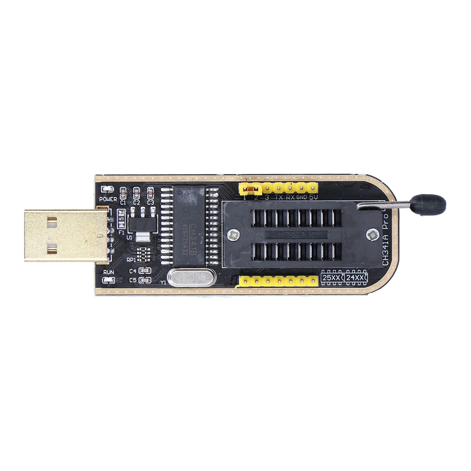 CH341A USB Programmer, USB Programmer Board Debugging Module for BIOS FLASH, Supports EEPROM Refresh and Microcontroller Online Program Download